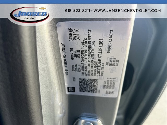 2026 Chevrolet Colorado WT