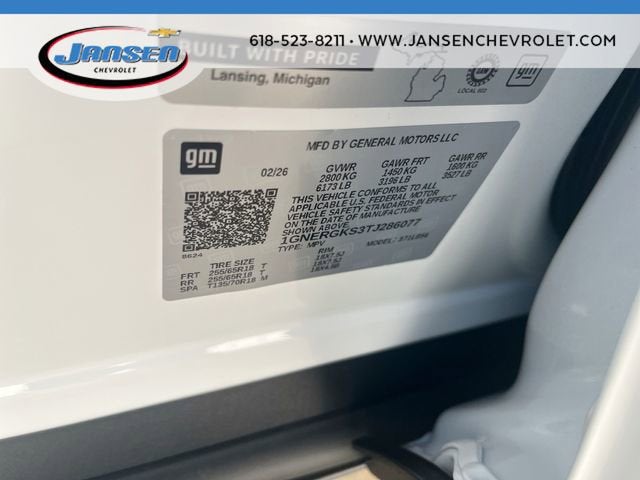 2026 Chevrolet Traverse LT