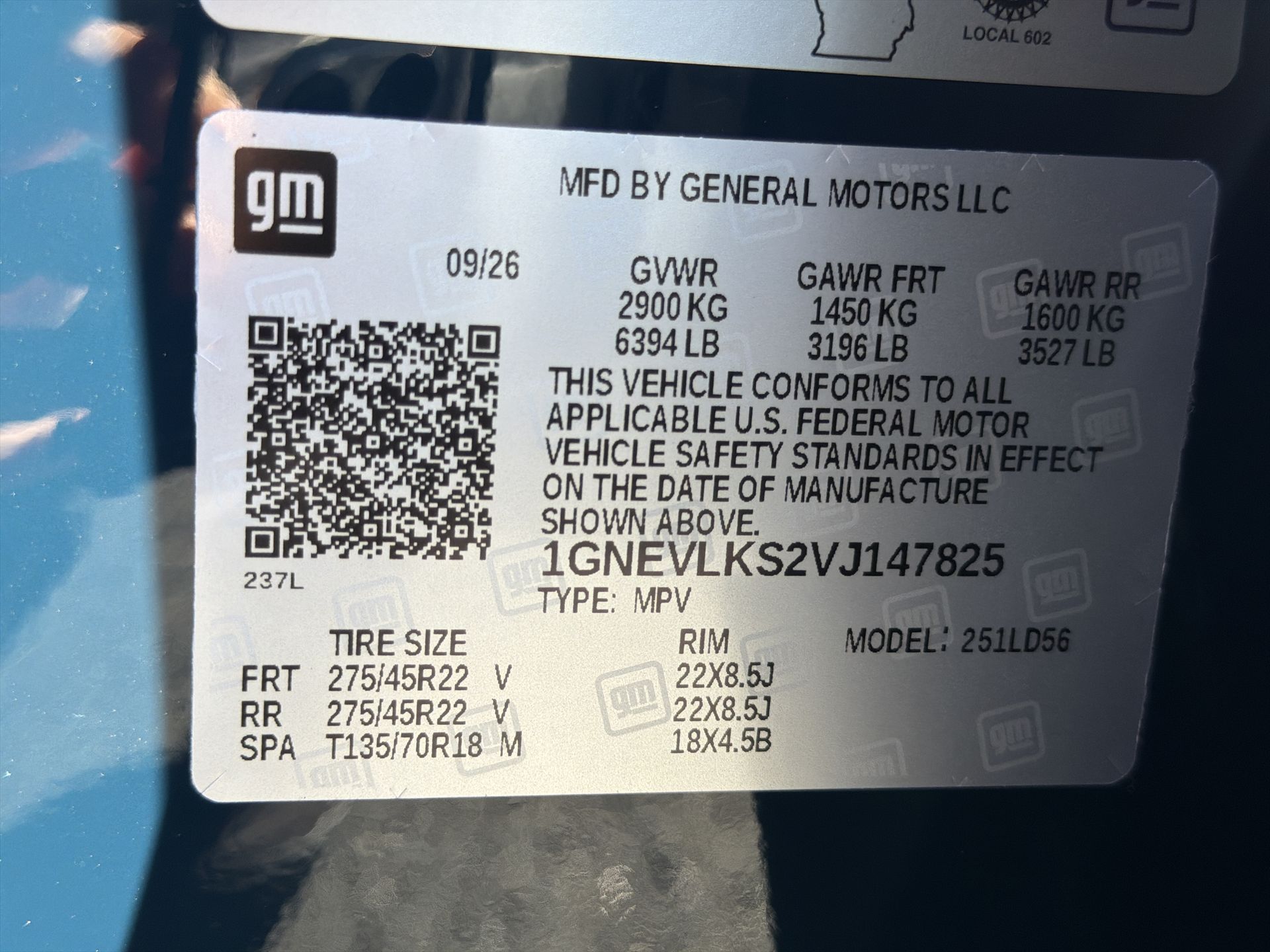 2027 Chevrolet Traverse RS