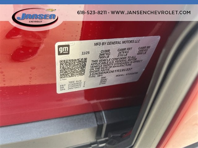 2026 Chevrolet Tahoe LT