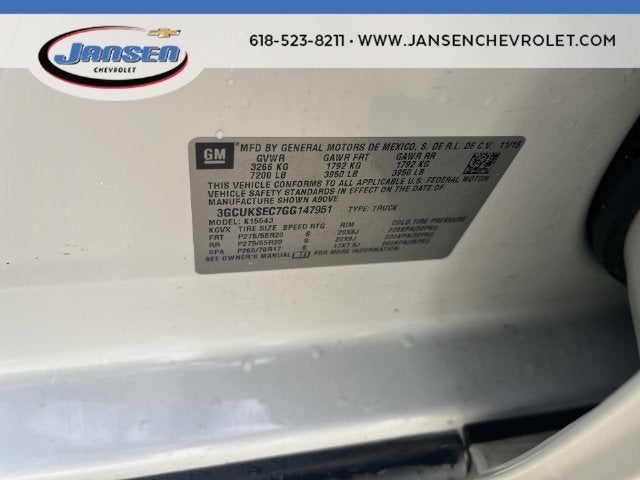 2016 Chevrolet Silverado 1500 LTZ