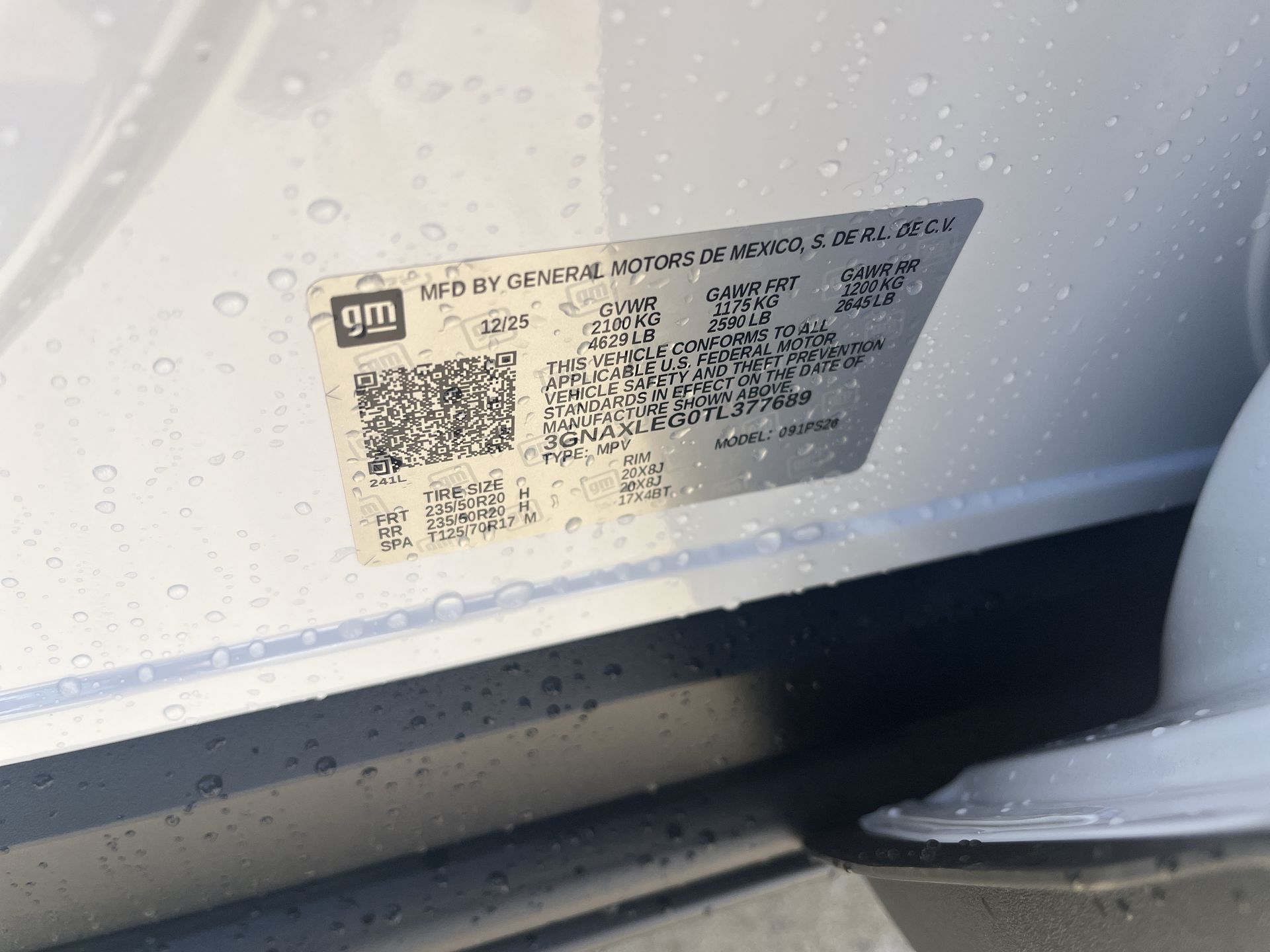 2026 Chevrolet Equinox RS