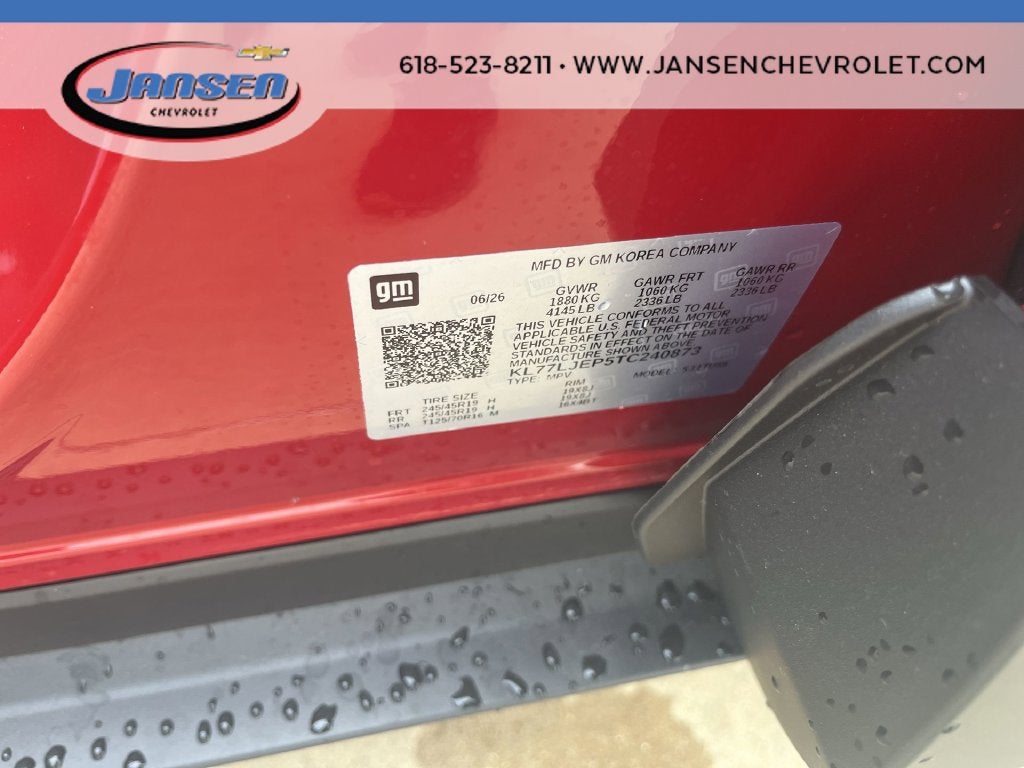 2026 Chevrolet Trax 2RS