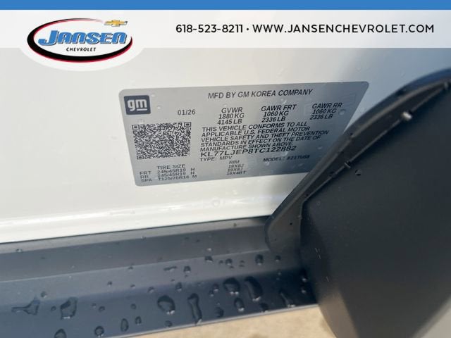 2026 Chevrolet Trax 2RS