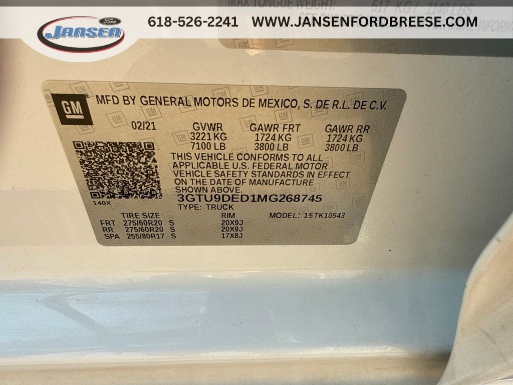 2021 GMC Sierra 1500 SLT