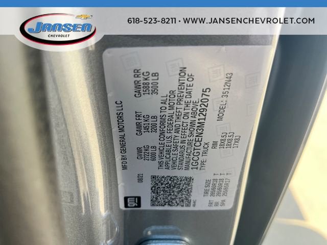 2021 Chevrolet Colorado 4WD LT