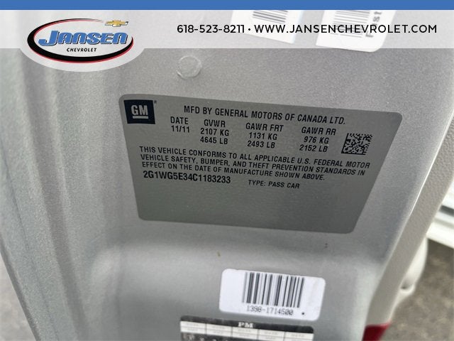 2012 Chevrolet Impala LT Fleet