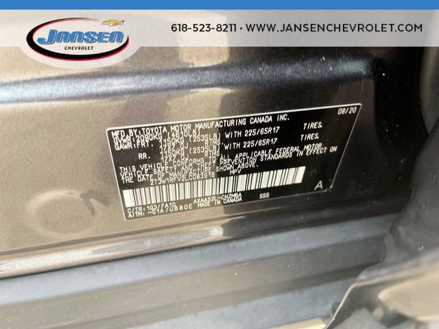 2020 Toyota RAV4 XLE